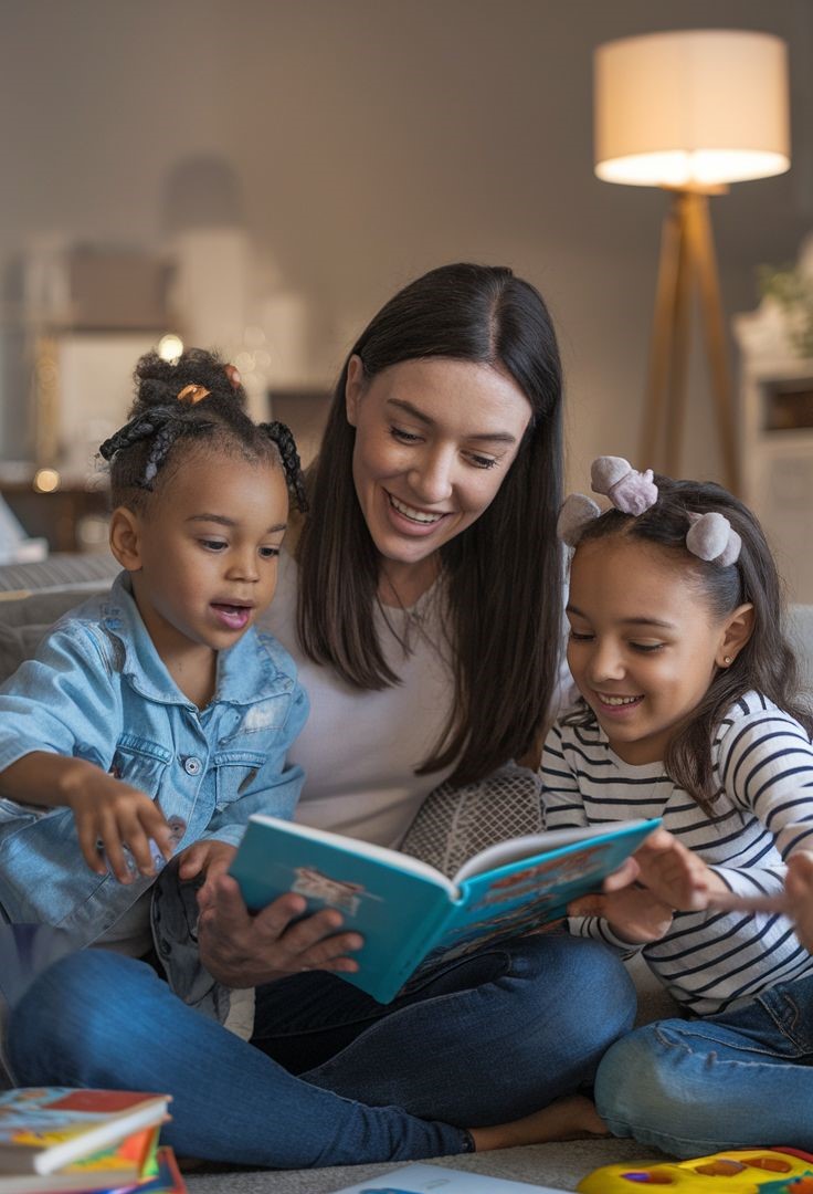 Kids learning storytelling