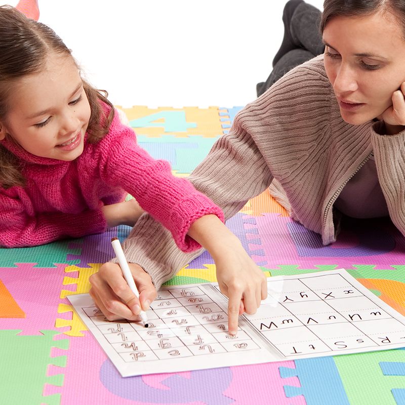 Children enjoying English activities