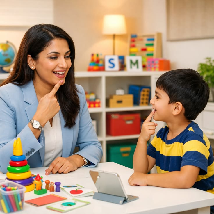 Kids learning phonics and sounds